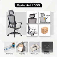 Chaise visiteur de bureau moderne avec roues, siège de dactylographie en tissu maillé pour usage domestique, fonctions de levage inclinable