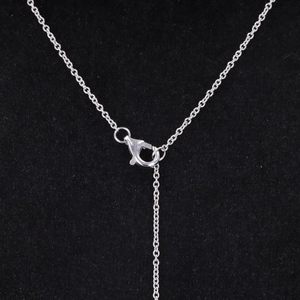 0.5ct 1ct 2ct 3ct लैब डायमंड 10k 14k 18k ठोस सोने के cvd Hft राउंड पेलेंट डीफ बनाम क्लाव इजी प्रमाणपत्र हीरा हार - Product Image 4