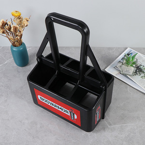 Nhựa cầm tay uống chủ 6 gói có thể gập lại nước giải khát bia chai tàu sân bay với xử lý - Product Image 4