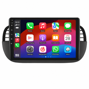 Reproductor de DVD para Auto de 9 Pulgadas para <span class=keywords><strong>Fiat</strong></span> 500 2007-2015, Pantalla Táctil, Receptor, Mirrorlink, Navegación, BT, Multimedia, Audio, GPS, Unidad Principal - Product Image 3