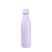 Bouteille d'eau isotherme en acier inoxydable à double paroi, forme cola, avec bouchon à bec verseur, 500 ml – Produits écologiques 2025