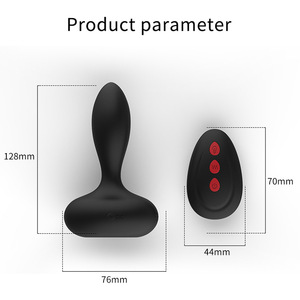 جهاز تحكم عن بعد كهربائي قابل للنفخ 10 سرعةجهاز تحفيز البظر سدادة شرجية هزاز - Product Image 3