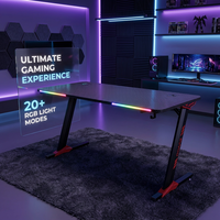Table de jeu AOR avec plateau en fibre de carbone, structure stable en Z, bande lumineuse intégrée, vente en gros directe usine