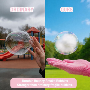 Machine à bulles pour enfants rechargeable, automatique, électrique, avec fumée, jouet interactif magique, générateur de bulles de brouillard avec fumée - Product Image 6