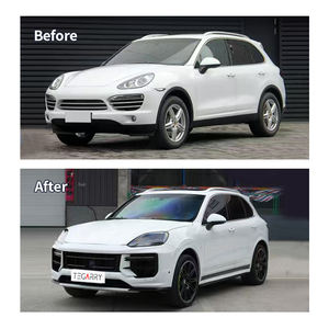 Renfort de pare-chocs avant pour la mise à niveau des assemblages de pare-chocs avant GTS 18-23, clips de découpe d'échappement pour <span class=keywords><strong>Cayenne</strong></span> 2011-2014 - Product Image 6