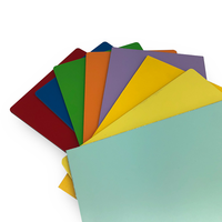 Panneaux ACP couleur unie 3mm 4mm, bardage en aluminium, panneaux composites en aluminium revêtus PE/PVDF, solutions de bardage intérieur et extérieur