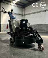 Ponceuse à béton industrielle robuste 220V/240V/380V/480V 750mm 15KW/20HP avec télécommande et 4*3 têtes