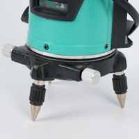 Niveau laser multifonctionnel ultra-lumineux 2 lignes, alimenté par batterie, pour le commerce international transfrontalier, haute précision, auto-nivelant, extérieur, 5 lignes