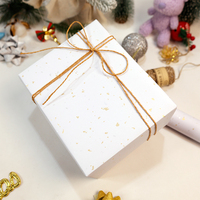 Papier d'emballage cadeau pour anniversaire, mariage, bénédiction, nouveau lancement 2025, papier artisanal enduit, recyclable, épaisseur 80g