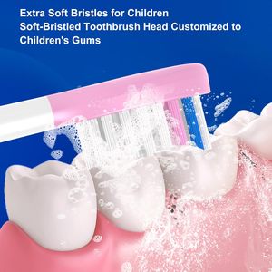 Têtes <span class=keywords><strong>de</strong></span> rechange pour enfants pour <span class=keywords><strong>Philips</strong></span> <span class=keywords><strong>Sonicare</strong></span>, Têtes <span class=keywords><strong>de</strong></span> <span class=keywords><strong>brosse</strong></span> à dents <span class=keywords><strong>de</strong></span> rechange à poils souples, Âge 7+, Bleu et Rose - Product Image 3