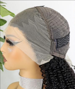 FH 4C <b>Afro</b> kinky Human Hair <b>Wigs</b> 13x4 Lace Frontal Afvo Hair <b>Wigs</b> 12-22inch - Product Image 4