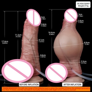 ORALSX ขายส่งแบบดรอปชิปปิ้ง ดิลโด้เป่าลมแบบกำหนดเองได้ ดิลโด้รูปทรงอวัยวะเพศชายเหมือนจริง อวัยวะเพศชายเทียม ดิลโด้ซิลิโคนสำหรับการร่วมเพศทางทวารหนัก - Product Image 2