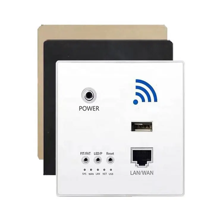 Cao an toàn đa chức năng Nhà Thông Minh Tường 3G 4G Wifi Router USB Power Charger chuyển đổi khách sạn PoE trong tường AP không dây Wifi Router