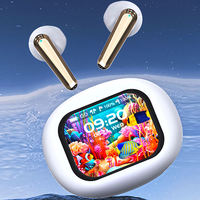 YX56 DIY Wallpaper LCD Touch Display Sport Buds Air TWS Wireless Pods Stereo Earbuds Headset Headphone Gaming In-Ear Earphone