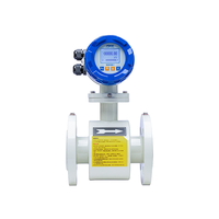 Débitmètre d'eau numérique en vente chaude, sortie 4-20 mA/impulsions, débitmètre électromagnétique inséré, OEM, acier inoxydable, 8 pouces
