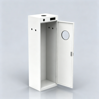 Gabinete de Seguridad para Productos Inflamables de 1 Puerta, Acero Laminado en Frío, con Ventana de Visualización y Cierre Centralizado para Laboratorio