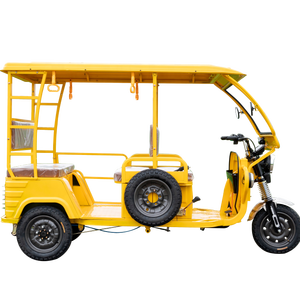 Nouveau modèle de tuk-tuk électrique <span class=keywords><strong>à</strong></span> <span class=keywords><strong>3</strong></span> <span class=keywords><strong>roues</strong></span> BBX, carrosserie ouverte, 1000W, 4 passagers, en vente - Product Image 6