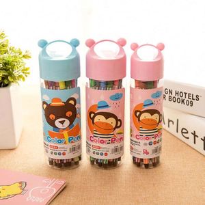 12 24 Couleurs Marqueurs Lavables pour Enfants, Stylo à Eau Personnalisable avec Logo et Bouteille - Product Image 2