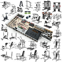 Solución de Proyecto de Gimnasio Llave en Mano de 700 m², Suministro Completo de Equipos de Fitness Comerciales para Hoteles de Alta Gama, Residencias y Apartamentos