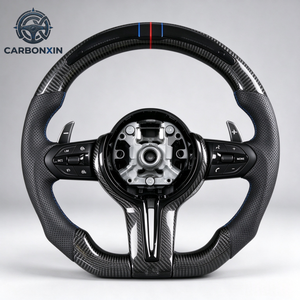 Volant en fibre de carbone pour BMW E92 F30 F10 E60 F31 F82 E61 E90 E39 E91 E70 E46 F22 E53 F80 F48 F01 F32 F36 - Product Image 4