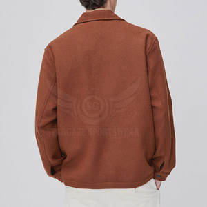 Veste en laine de haute qualité Logo personnalisé Veste en laine Vêtements à la mode Veste en laine pour hommes - Product Image 6