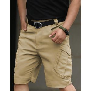 Pantalones Cortos Tácticos para Hombre, Cintura Elástica, Secado Rápido, Tela Oxford, para Senderismo y Actividades al Aire Libre - Product Image 2