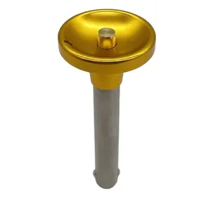 Stainless steel Gold ball head locking pin button head auto lock quick release spring ball lock pin