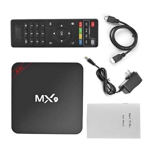 Asher Android 7.1 thông minh TV Box 4K MX9 Quad Core Rockchip RK3229 wifi miễn phí video tải về 1-năm bảo hành - Product Image 4