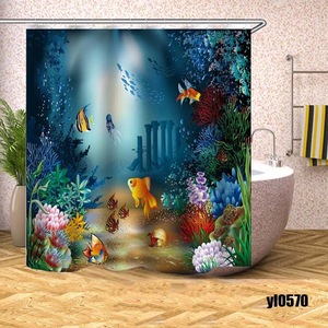 Impermeable y lavable, cuarto de baño de los niños de cortina de ducha de poliéster cortina para la habitación de los niños - Product Image 5
