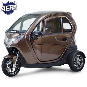 รถสามล้อ AERA EEC COC รับรองมาตรฐาน กำลังไฟ 2200 วัตต์ พร้อมแบตเตอรี่ตะกั่ว-กรด 72V45Ah ความเร็วสูงสุด 45 กม./ชม. แบบสองที่นั่ง - Product Image 4