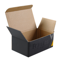 Boîte d'expédition personnalisée en carton ondulé avec impression sur papier kraft, impression et taille personnalisées, logo, impression UV sélective