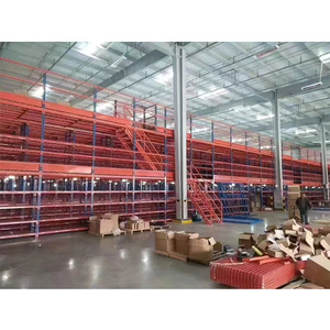 מחיר טוב מדפי מחסן מזרן rackking עליית גג לופט ביניים ריצפה פלטפורמת עבודה מתקפלת - Product Image 6