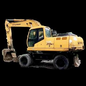 Korea Original Hyundai 210 21Ton Wheel Excavator 4Wheel <b>Drive</b> with Engine Gearbox & Motor - Product Image 1