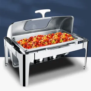 Customized 9L Food Warm Buffet Stove 6L Chafing Dish Buffet Set Commercial Stainless Steel Buffet Stove