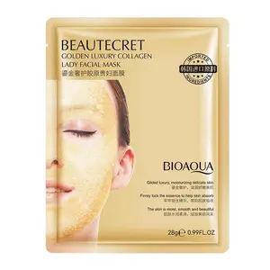 Bioaqua Schoonheid Gezichtsmasker Moisturizer Voedende Anti-Aging Gouden Luxe Collageen Lady Gezichtsmasker Voor Huid