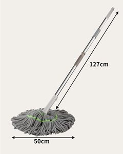 Mopa de Microfibra Mágica Morada con Mango Extensible para Limpieza de Pisos - Product Image 6
