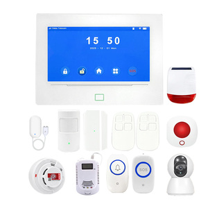 Nouveau Système d'Alarme d'Entreprise 7 Pouces LoRa, Détecteur de Signal, Capteur de Mouvement, Alarme, Détecteur de Gaz, Caméra de Sécurité Tuya pour la Maison - Product Image 1