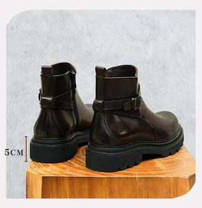 Chaussures habillées classiques en cuir pour hommes, style Oxford, avec semelle amortissante, idéales pour le bureau - Product Image 2