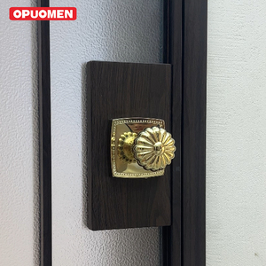 Moderne <span class=keywords><strong>Porte</strong></span> a Battente in Alluminio e Vetro Stile Francese per Appartamenti, Hotel, Ville, Bagni e Toilette con Telaio Singolo in Alluminio - Product Image 6