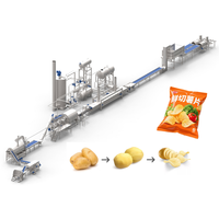 Ligne de production de frites surgelées et de chips de pommes de terre Ligne de production de chips de pommes de terre