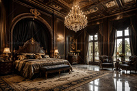 Solution de Modélisation 3D Sur Mesure pour la Conception d'Intérieur de Manoir Européen Classique pour Projet de Villa Hôtelière de Luxe