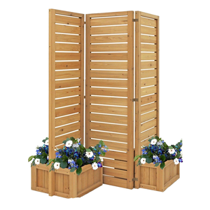 Jardinera Metálica PRIME con Enrejado, Cama de Jardín Elevada, Pantalla de Privacidad, Valla de 6 Pies, Ecológica, Resistente al Agua, para Jardín y Balcones - Product Image 1