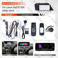 Autoradio 4G à écran tactile pour LEXUS RX270 2009-2014 avec Carplay sans fil et cadre de fixation pour système audio de véhicule