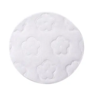 80 Pcs Flower Style Breathable Beauty: 100% Cotton Pads For A Natural Feel