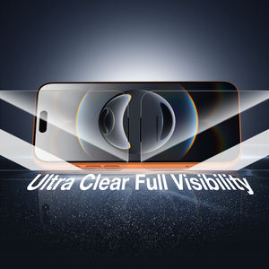 Película Protectora <span class=keywords><strong>de</strong></span> Vidrio Templado para Teléfono, Grosor <span class=keywords><strong>de</strong></span> 0.33 mm, 2.5D, Sin Bordes Negros, 9H, Ultra Transparente, Alta Alúmina, Anti-Rayones, para 13-17 - Product Image 4