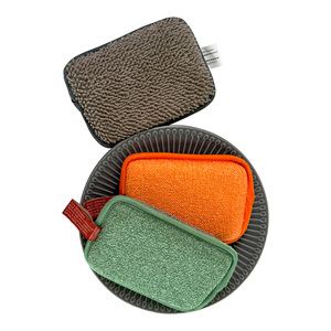Éponge de nettoyage en microfibre chenille de qualité supérieure, épaisse et résistante, avec boucles torsadées pour surfaces de carrelage et de salle de bain - Product Image 2