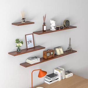 Mensole Galleggianti Personalizzate in Legno Massello, Rimovibili, da Parete, per <span class=keywords><strong>Soggiorno</strong></span>, Decorazione Casa, Direttamente dalla Fabbrica - Product Image 3