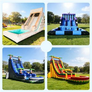 <span class=keywords><strong>Piscine</strong></span> gonflable pour enfants avec toboggan, château gonflable aquatique pour fêtes en extérieur et <span class=keywords><strong>location</strong></span> - Product Image 5