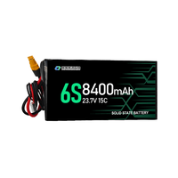 Hot 310wh/kg 84000mah 3S/4S/6S 15C densité d'énergie haute Performance semi-solide RC quadrirotor UAV FPV Drone batterie