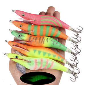 <span class=keywords><strong>4.0</strong></span> #   Señuelo Luminoso para Pesca de Calamar, Cebo de Camarón <span class=keywords><strong>Egi</strong></span> con Anzuelos de Corona, Señuelos <span class=keywords><strong>Egi</strong></span> Brillantes para Pesca Nocturna de Pulpo y Sepia - Product Image 1